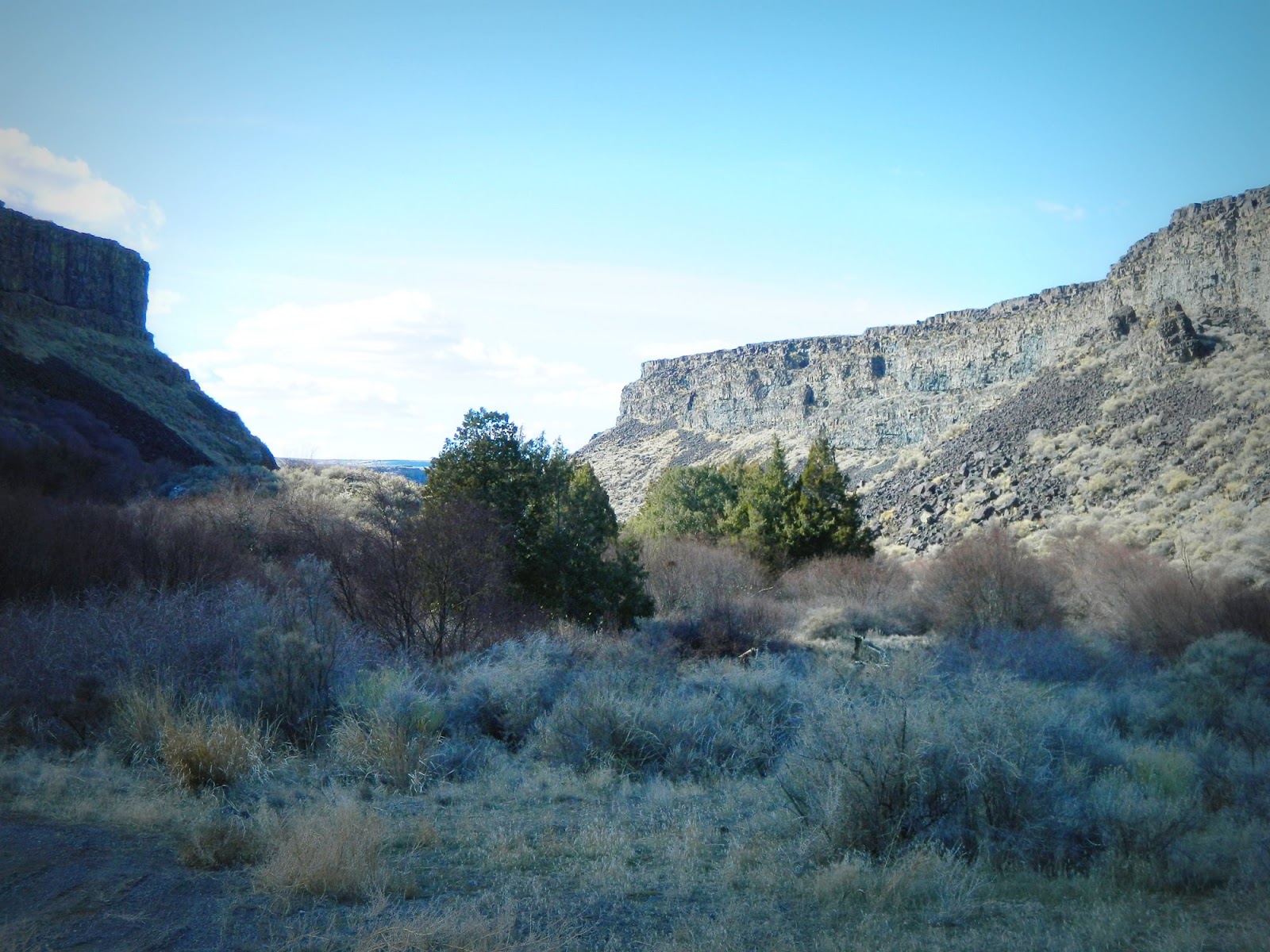 Living in Idaho Box Canyon Springs in February