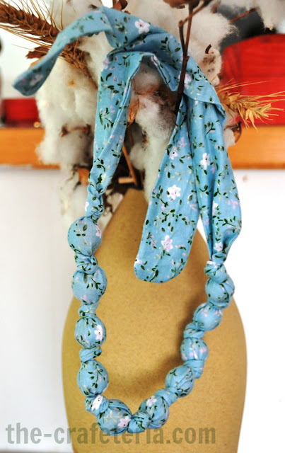 Fabric Necklace for Rosh Hashana