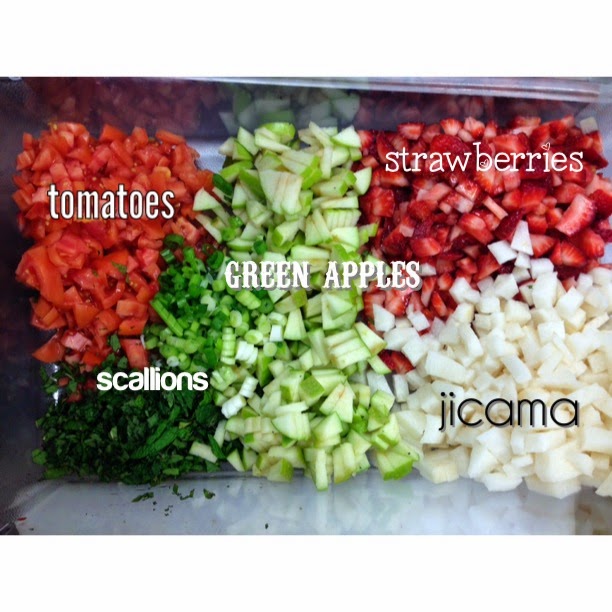 Strawberry and Feta Bruschetta with Mint Balsamic Vinaigrette