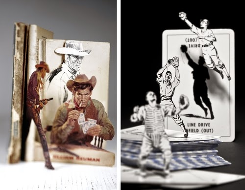 Design Stack: A Blog about Art, Design and Architecture: Photographs of Cut- out Book Art