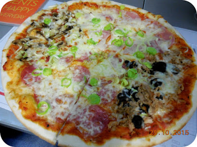pizza quatro stagioni cu praz