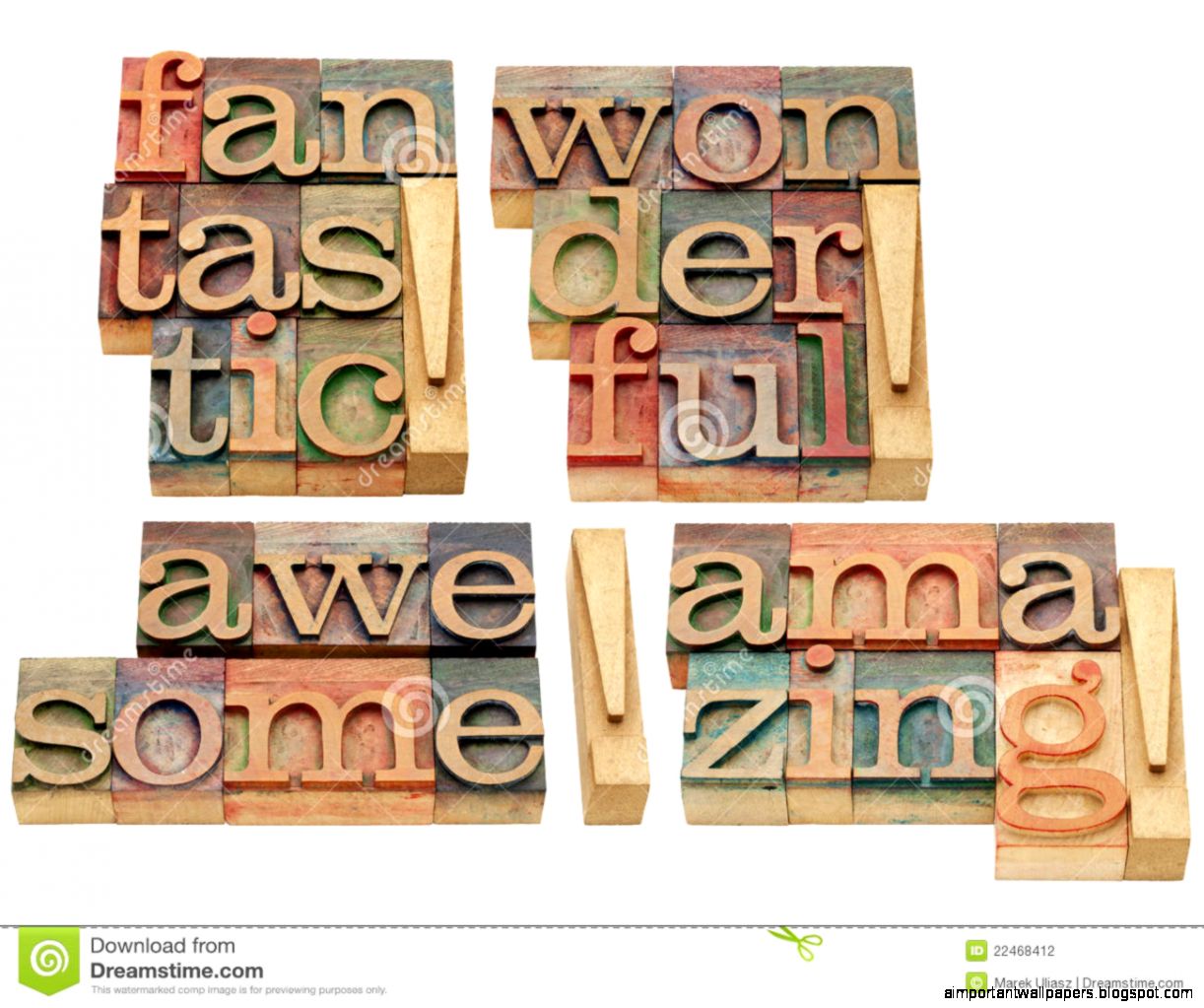 Fantastic Wonderful Amazing And Awesome Stock Photography Fantastic Wonderful Amazing And Awesome Stock Photography