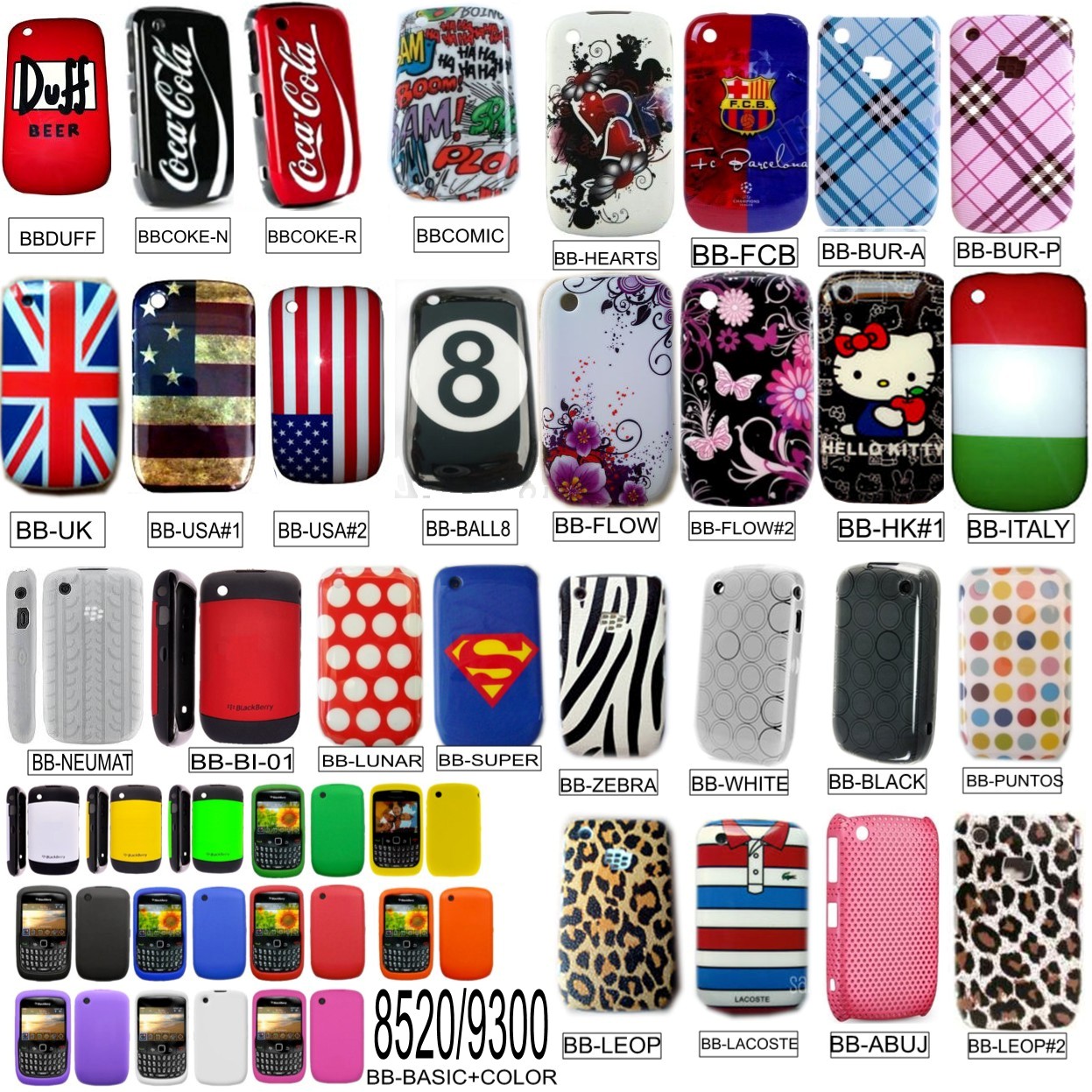 Fundas Blackberry 9300