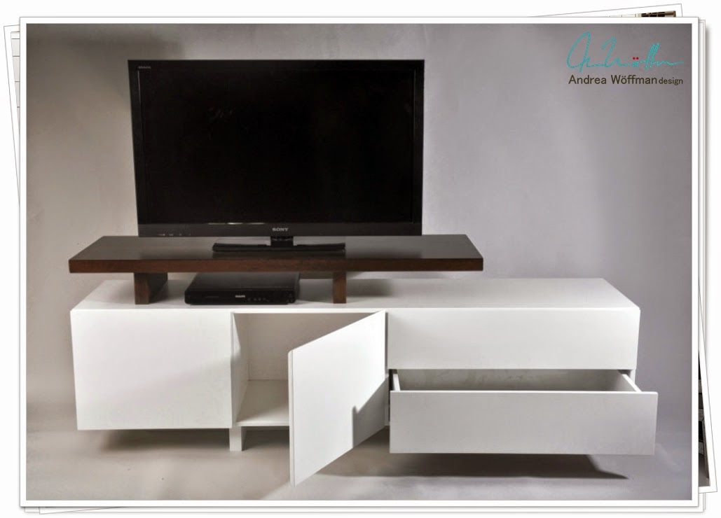 Amoblamientos y productos andrea wöffman: mueble tv lcd melamina y ... Muebles de melamina para tv