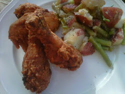 Fried Chicken and MaryLou's Italian :Potato Salad