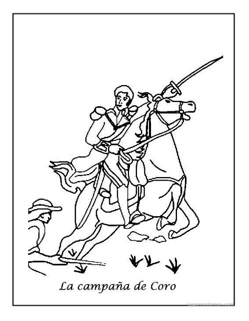 Dibujos Para Colorear De Simon Bolivar En Caballo Imagui Dibujos para colorear, dibujos para imprimir, colorear dibujos. imagui