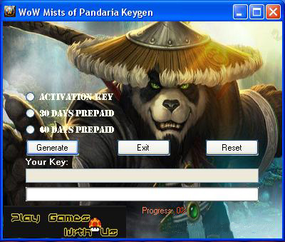 Mists Of Pandaria Game Key Generator