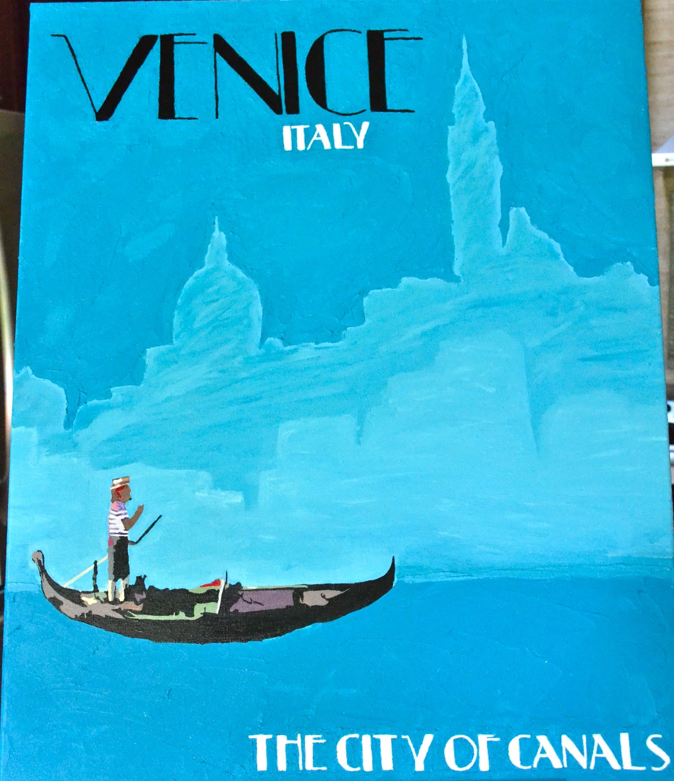 Art Deco Travel Posters Translucent Scapes