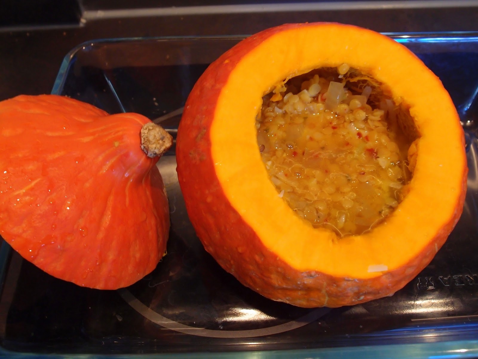 The VegHog Baked onion squash soup