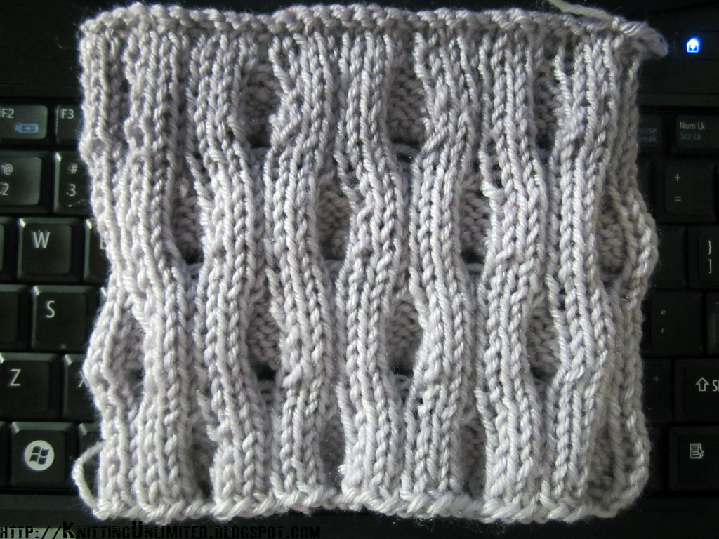 Raindrop stitch (back)