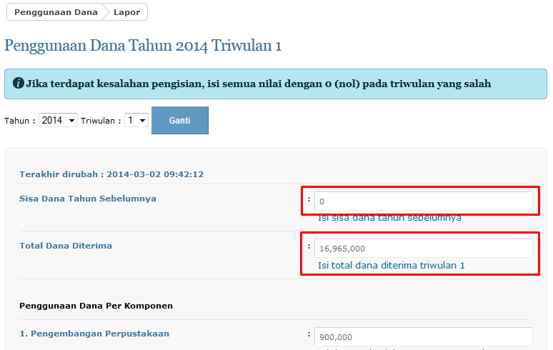 Cara Pelaporan BOS Online 2014 Kabar Guru