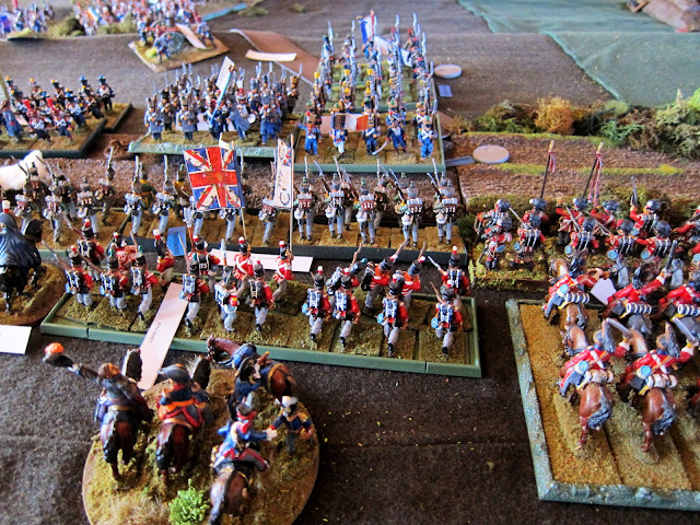 2nd Division columns of attack falter as they reach the British line. Pic courtesy of David Davidson. © David Davidson. PWG Waterloo 2015