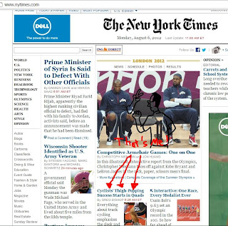 beth bikes! NY Times  Yep, I made it!