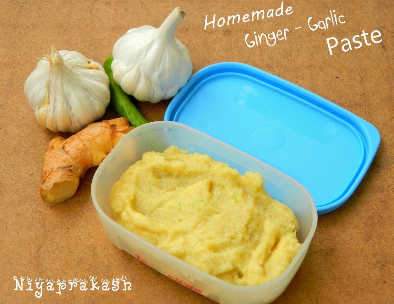 Niya's World Homemade Ginger Garlic Paste