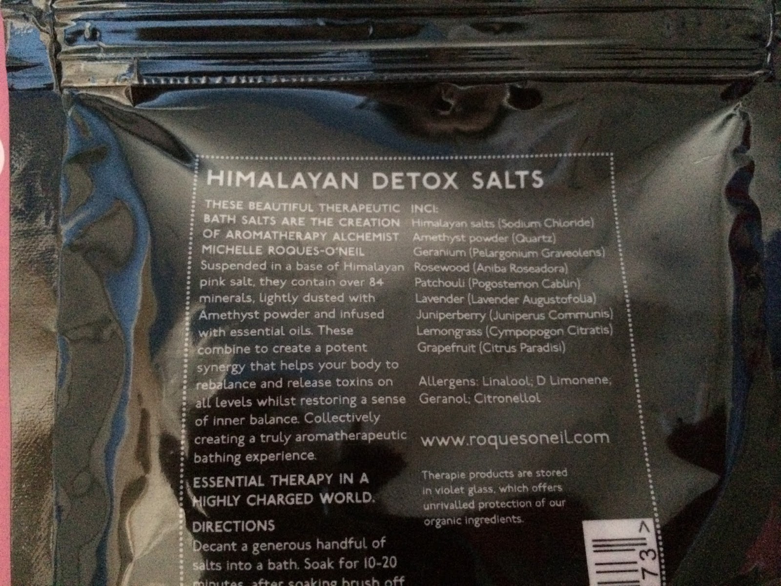 Beautykinguk Himalayan Detox Bath Salts from Therapie