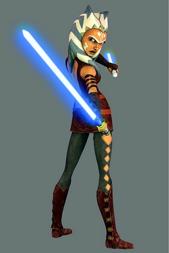ahsoka tano blue lightsabers