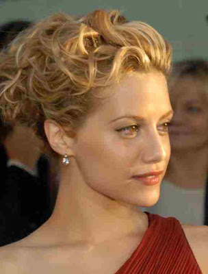 Brittany Murphy Celebrity Glamour Updo Wedding hairstyles