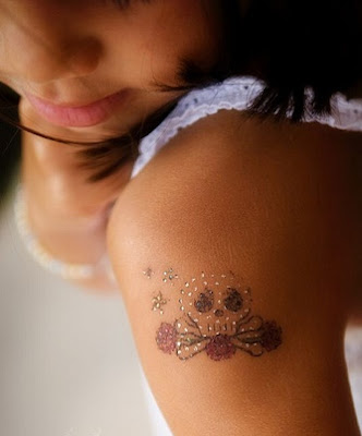 'Simple skull tattoo'