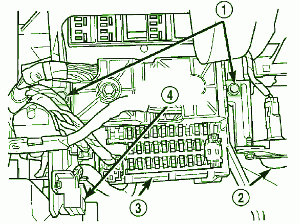 CarFusebox: Engine Fuse Box Diagram for 2003 Jeep Grand Cherokee?