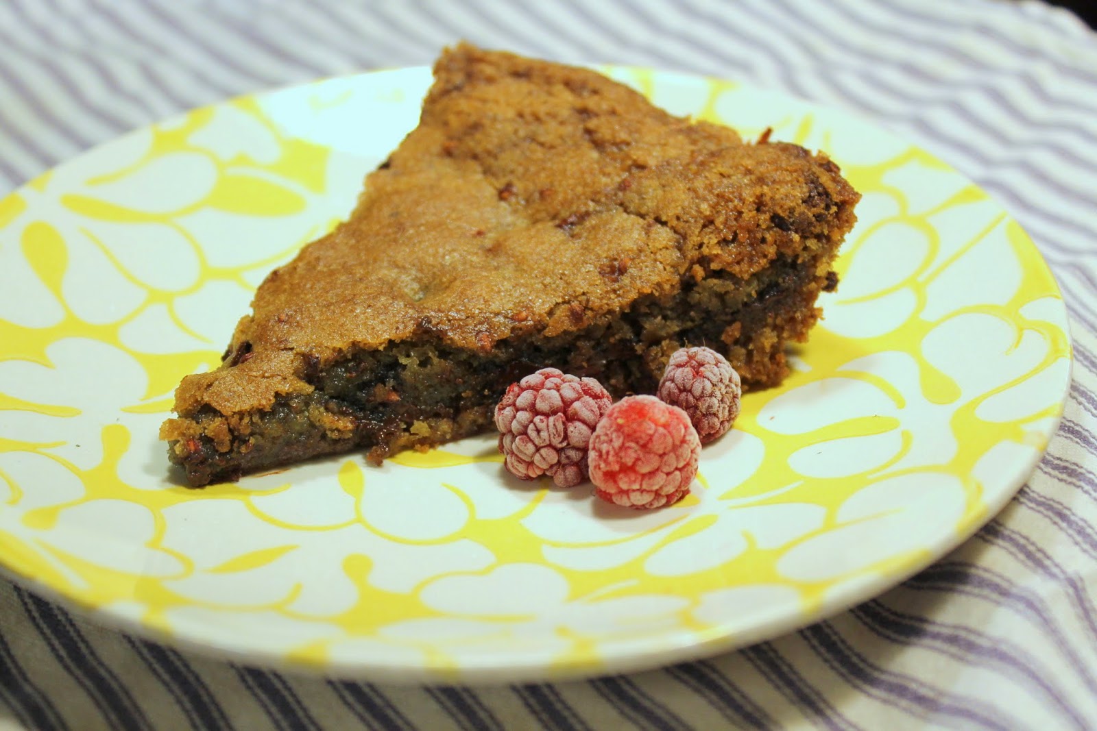 born imaginative. Chocolate Raspberry Cookie Cake