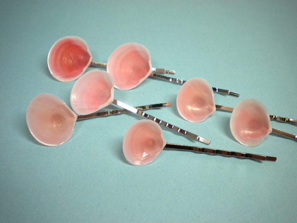 Del S Shells In The Pink Seashell Hair Accessories