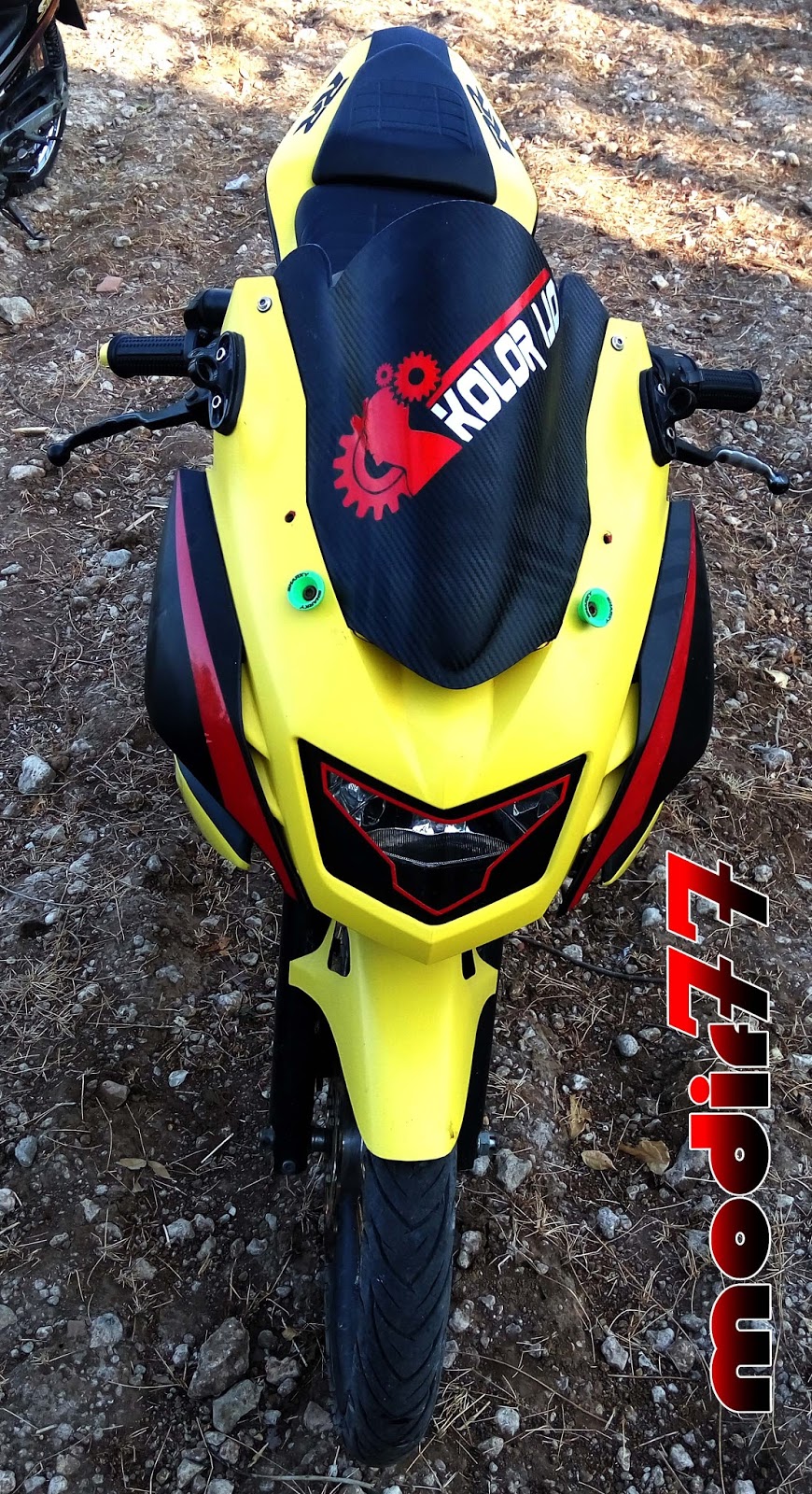 Download Koleksi Modifikasi Motor Ninja Rr Warna Kuning Terbaru