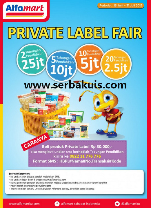 Undian Alfamart Private Label Fair Hadiah Tabungan Pendidikan 200 Juta Undian Alfamart Private Label Fair Hadiah Tabungan Pendidikan 200 Juta