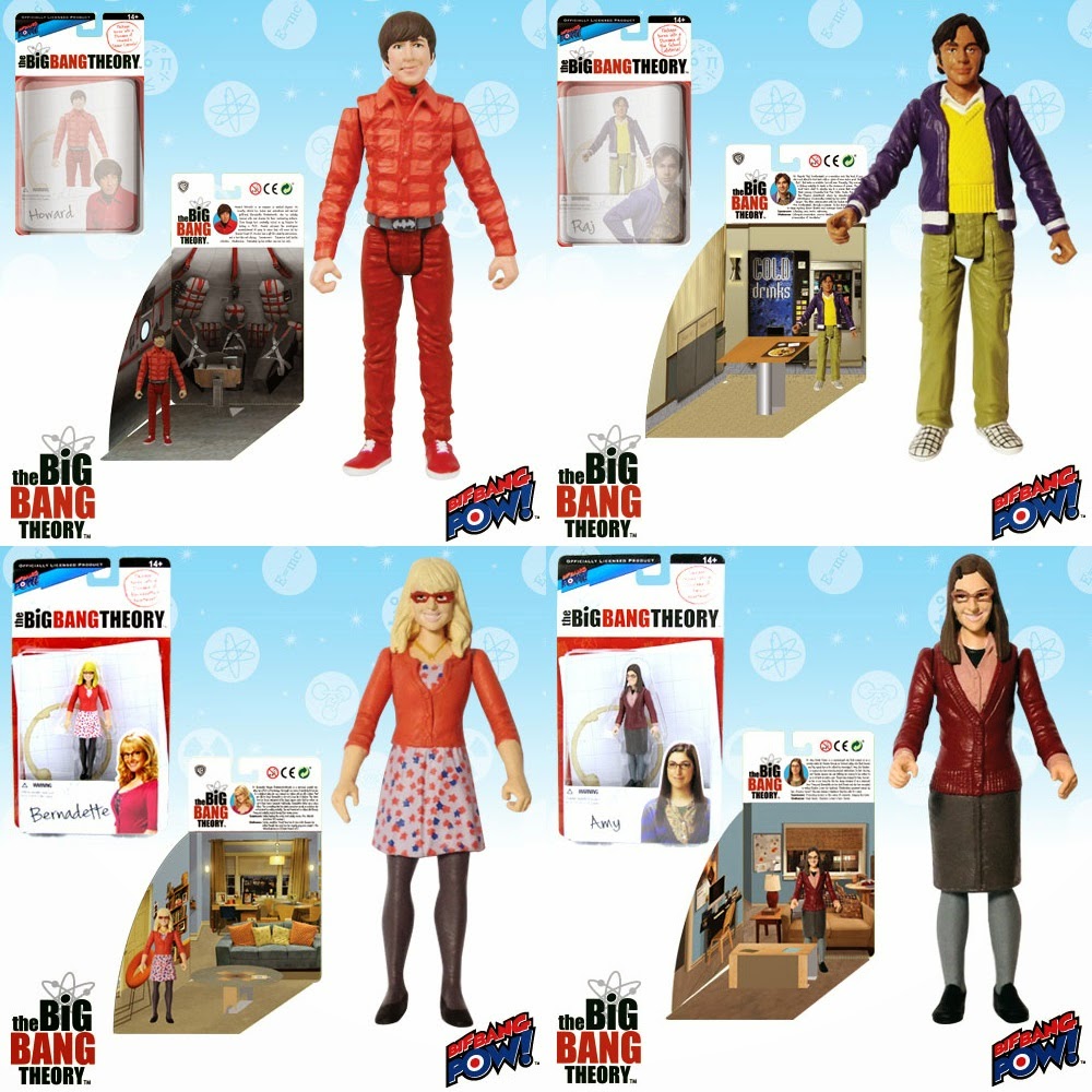 The Blot Says... The Big Bang Theory Series 1 3¾” Action Figures by