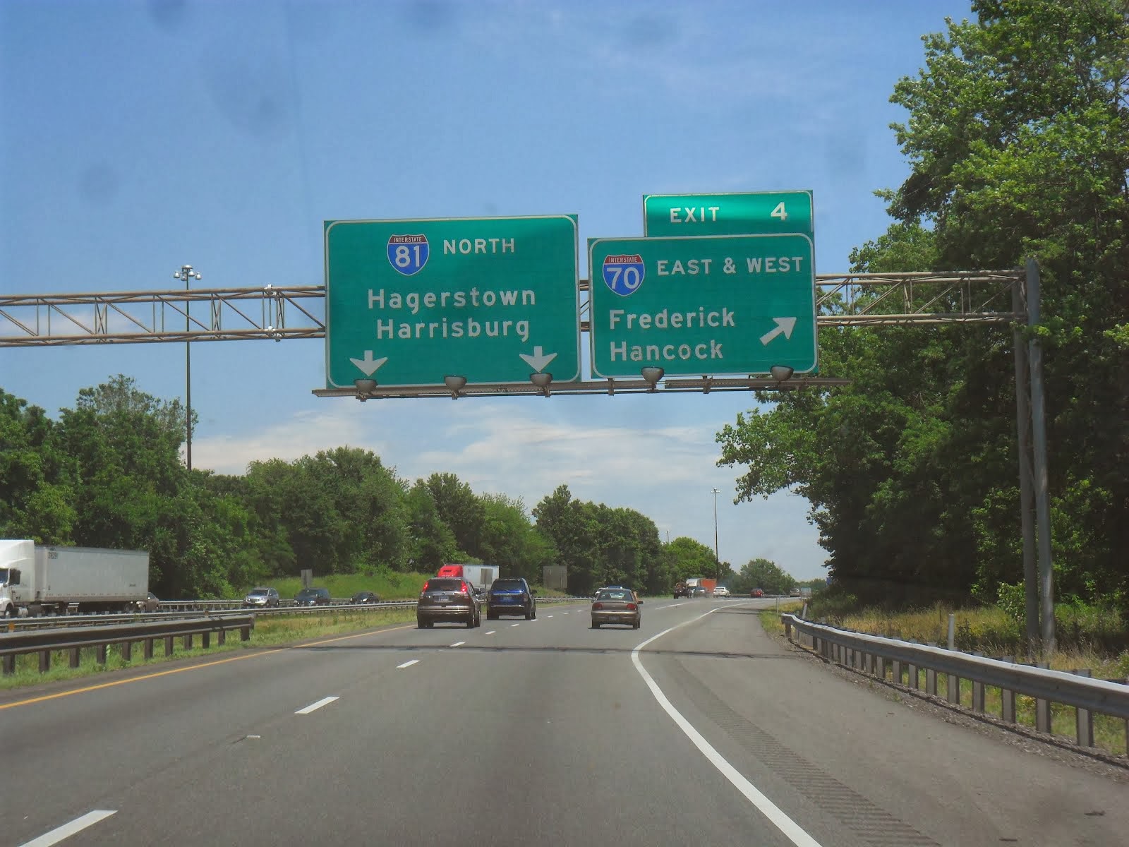 Luke's Signs I81 & I70 in Hagerstown, MD; I81 & Halfway Blvd. in