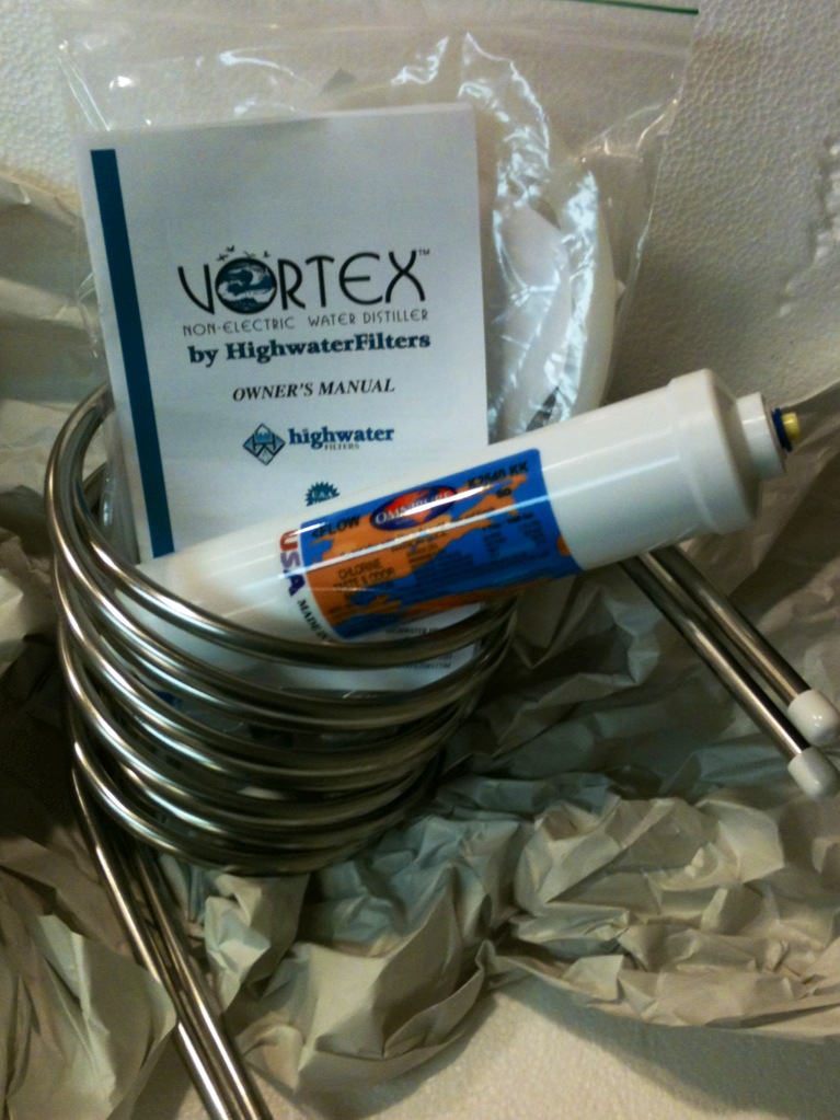 MP Off Grid Living Announcing the Vortex NonElectric Water Distiller