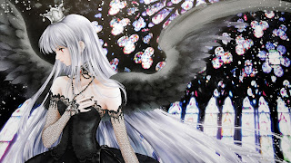 dark Cool Blue Anime Angel HD Wallpapers