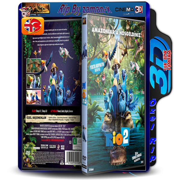 RiO 2 | 3D | 2014 | BLURAY RİP | AC3 DUAL 5.1 AUDiO | TR/ENG 1.8 GB