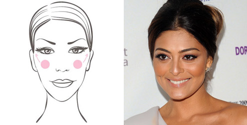 O tom de Blush com seu tom de Pele 10