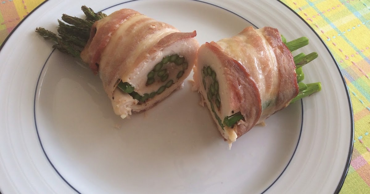Mom as Rx Asparagus Stuffed Chicken Wrapped in Bacon