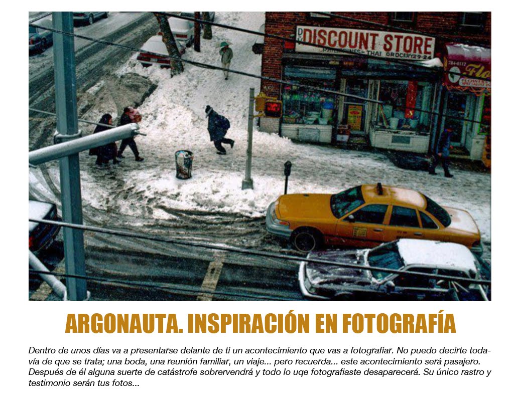  ARGONAUTA. INSPIRACIÓN EN FOTOGRAFÍA