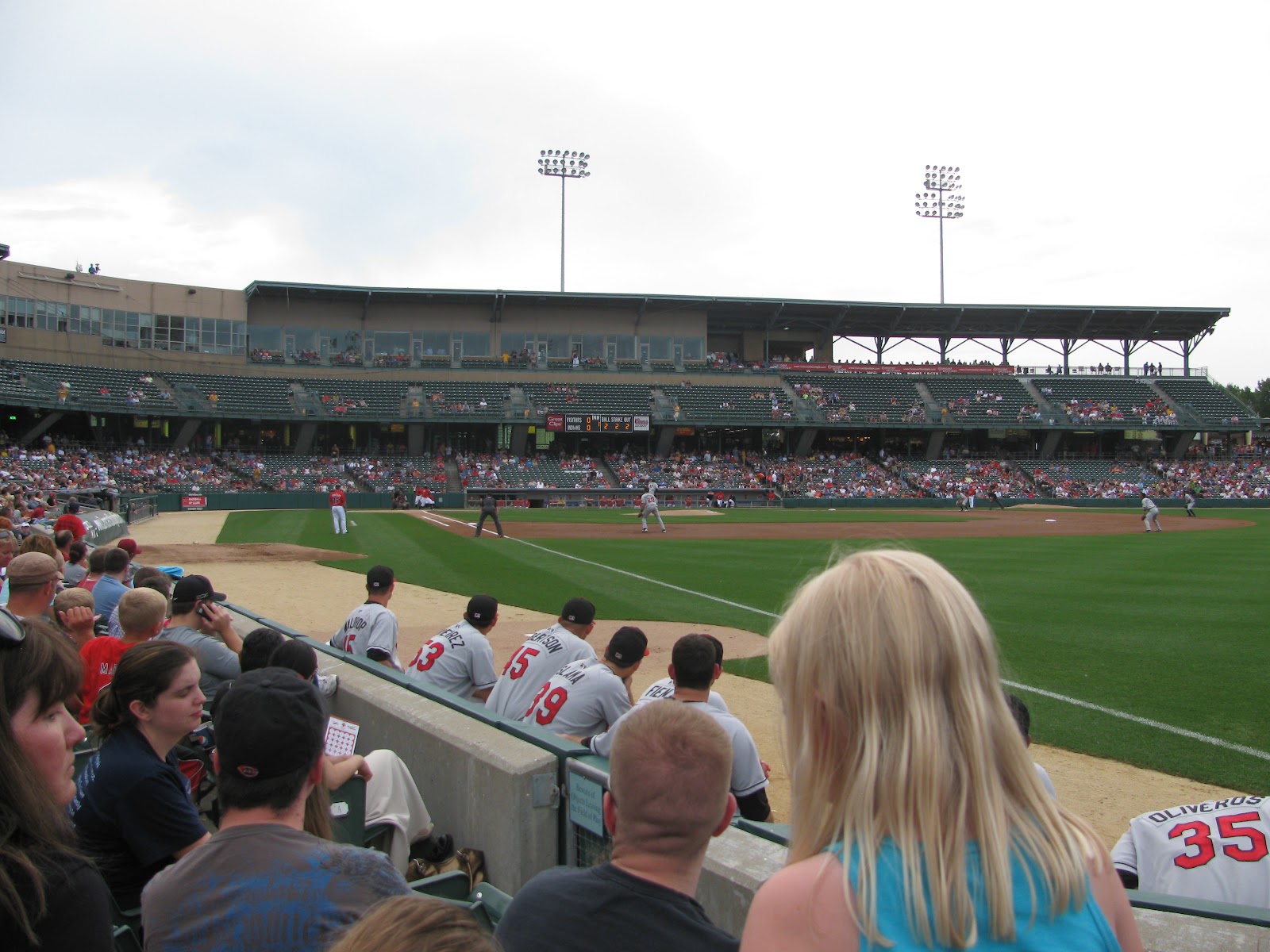 Indianapolis Indians Minor League Baseball Game