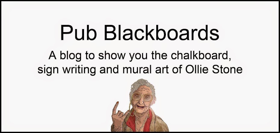 Pub Blackboards by Ollie Stone