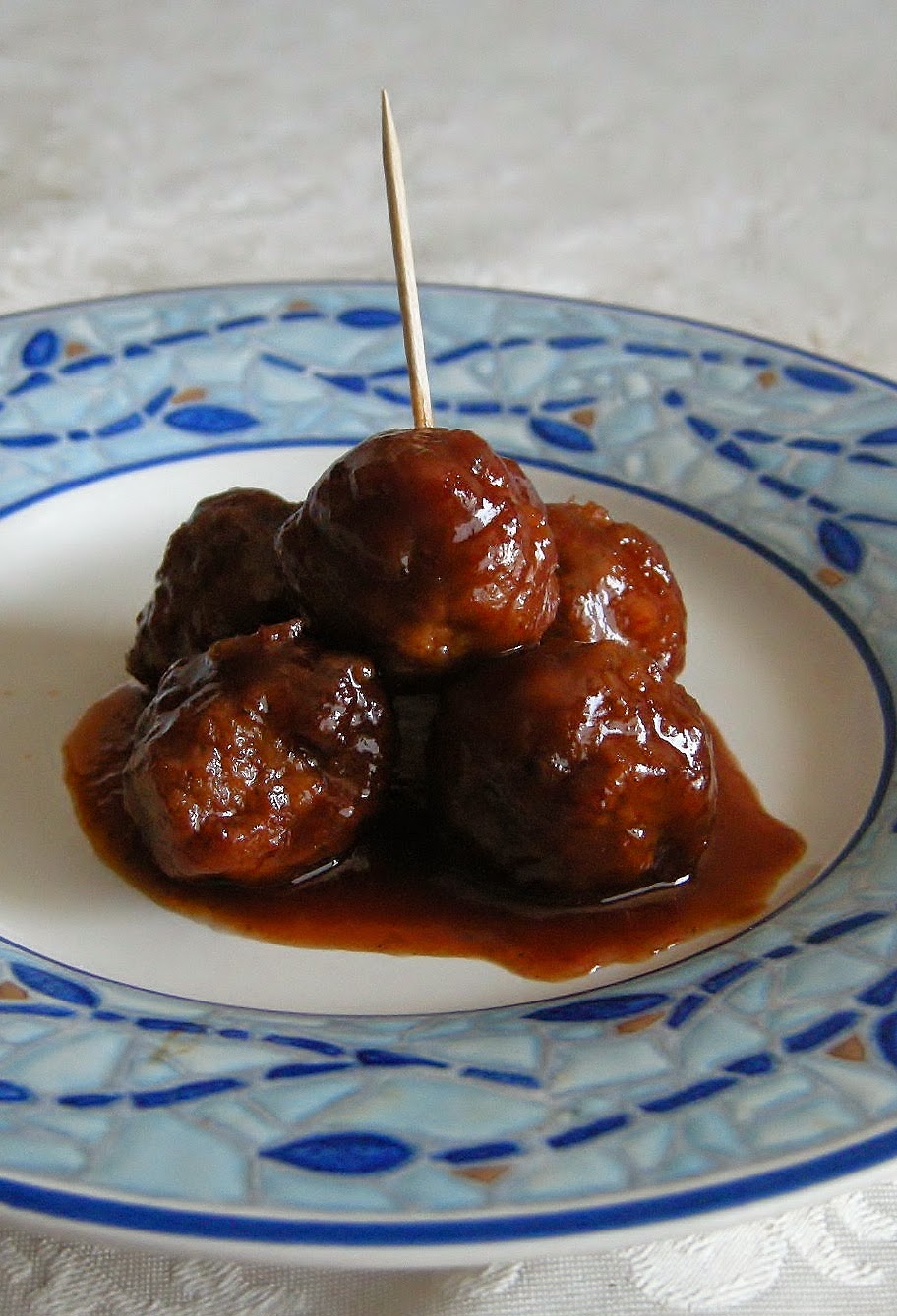 Superbowl 2015 Grape Jelly Meatballs, Hot Ham & Cheese Party Rolls and