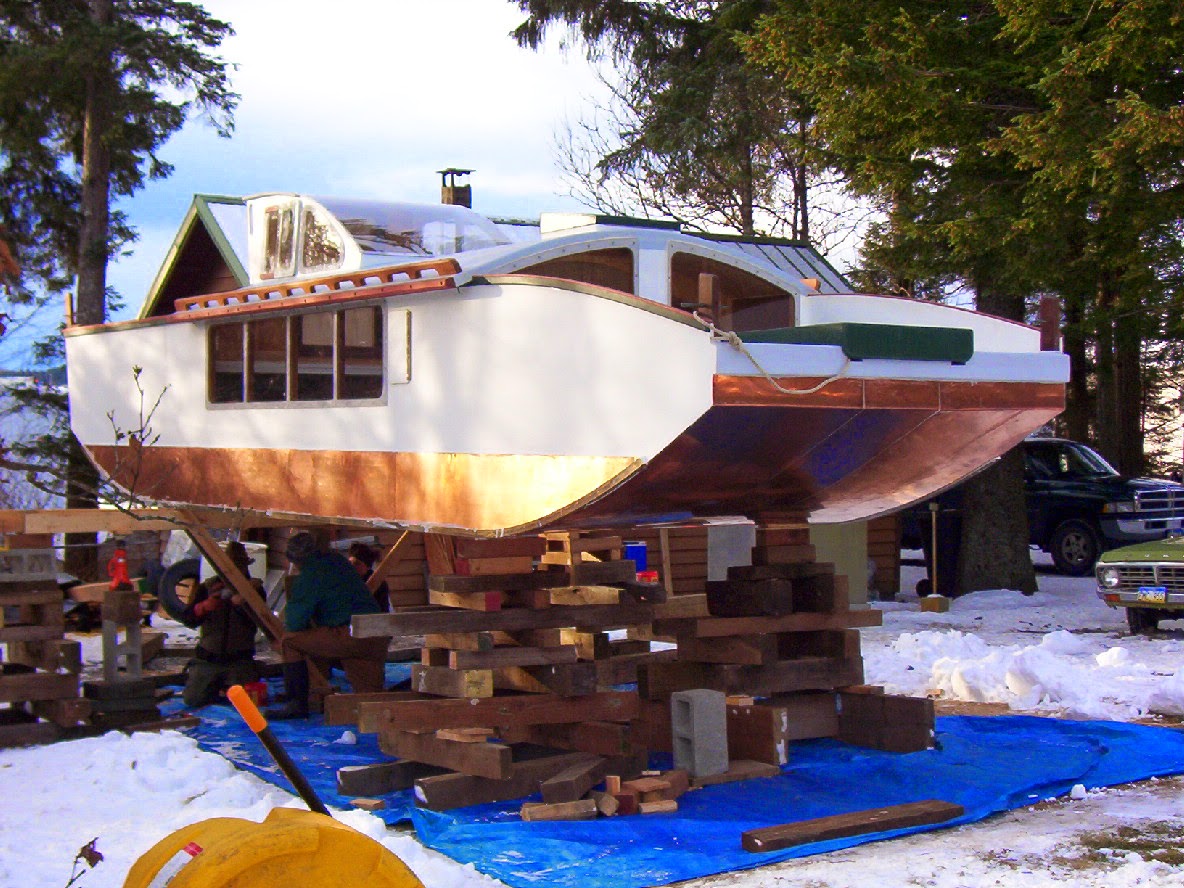 TriloBoat Talk Copper Plating a Plywood Hull