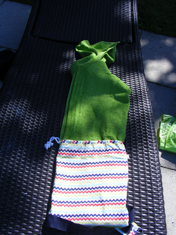 Ana e os ViraVentos Tutorial Backpack Beach Towel