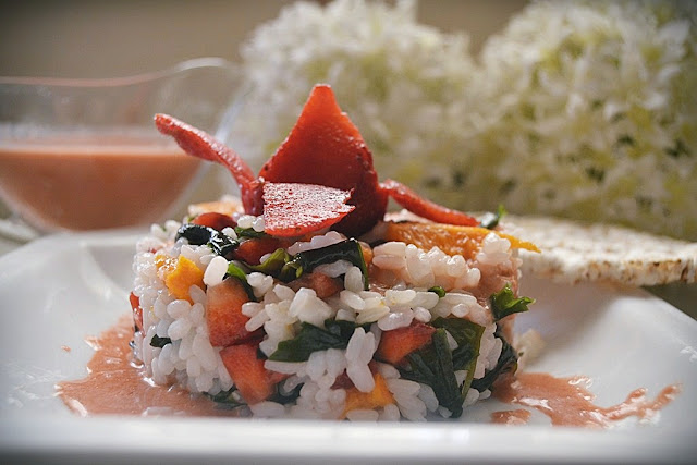 Ensalada De Arroz Con Fruta Y Alga Wakame (concurso Recetas Contra El Cáncer)
