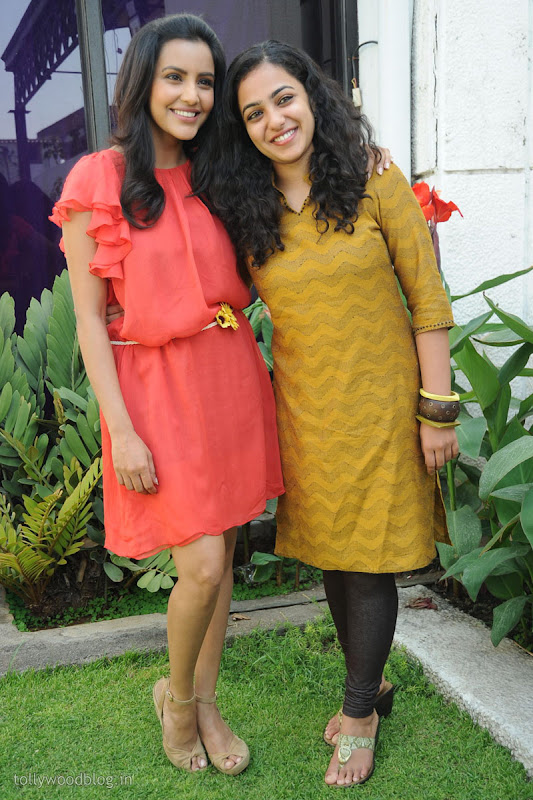 Priya Anand with Nitya Menon Hot stills   press meet glamour images