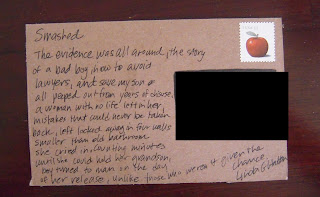 Picture of a poem on a postcard