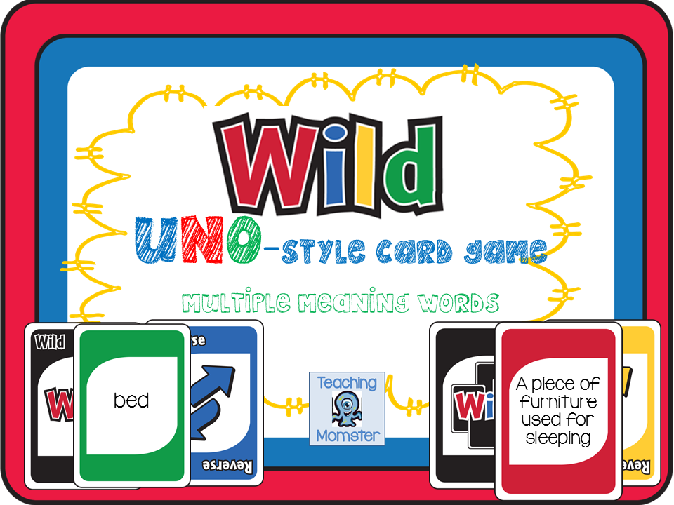 WILD! Card games AND Giveaway Teaching Momster