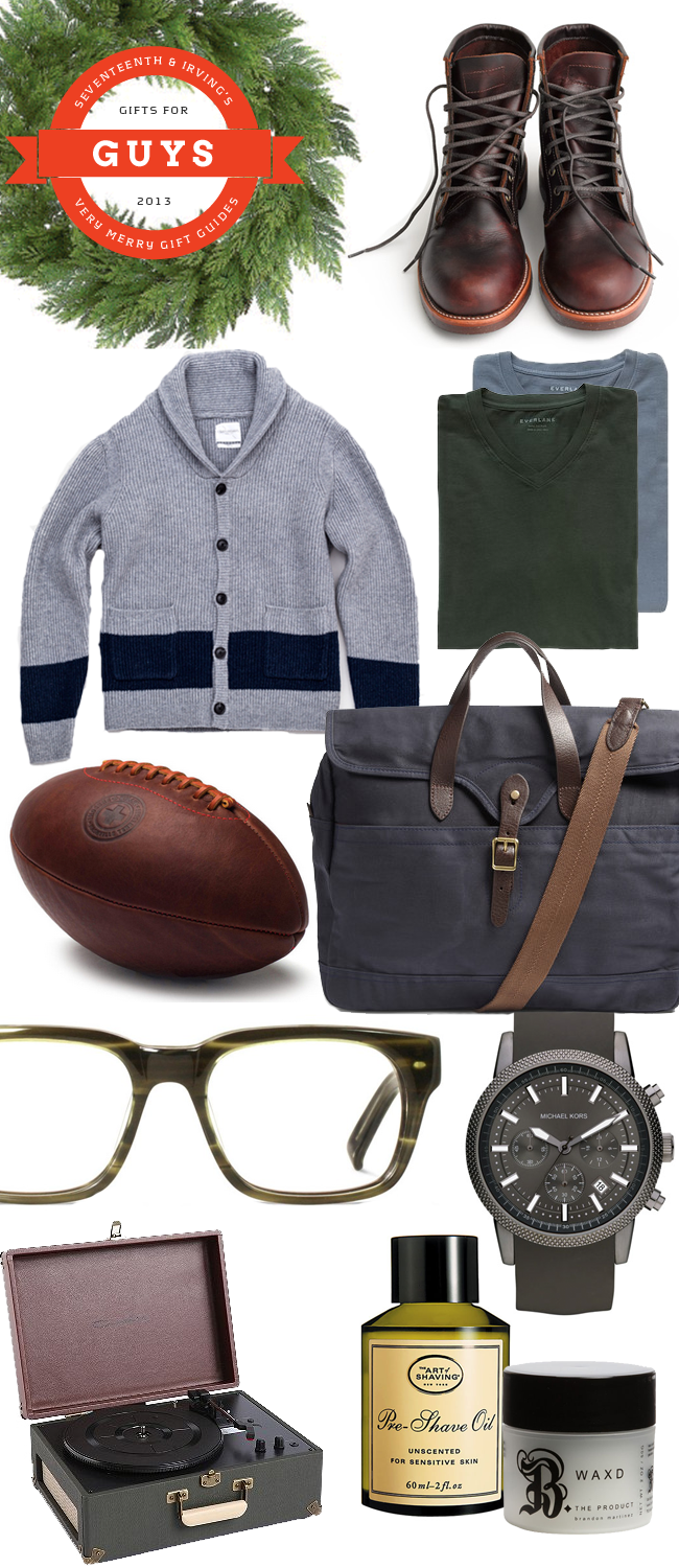 Seventeenth & Irving's Very Merry Holiday Gift Guide for Guys 2013 Seventeenth & Irving's Very Merry Holiday Gift Guide for Guys 2013
