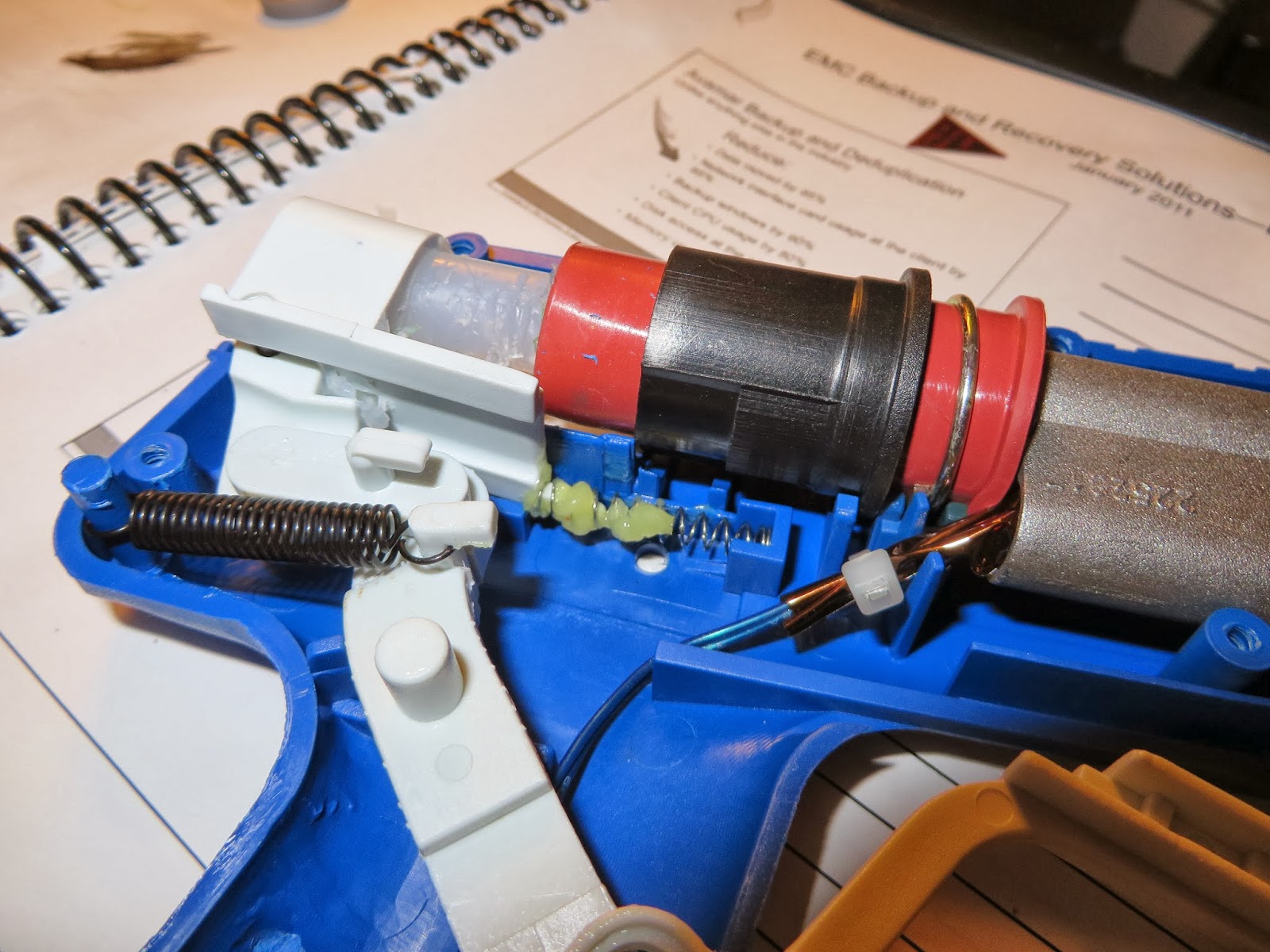 Real Minis fixing the glue gun