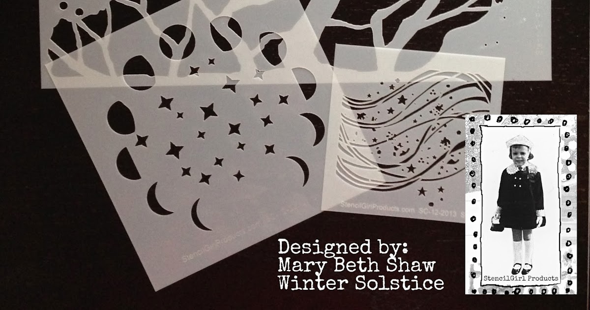 StencilGirl Talk More December Inspiration