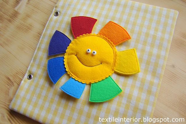 textileinterior: Развивающая книжечка "Радужная" Upgrade