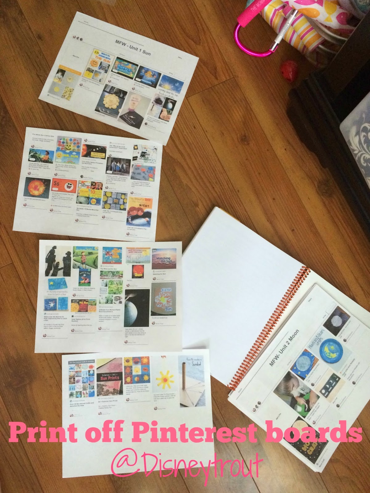 Mousekesisters Homeschool How to print a Pinterest boards!