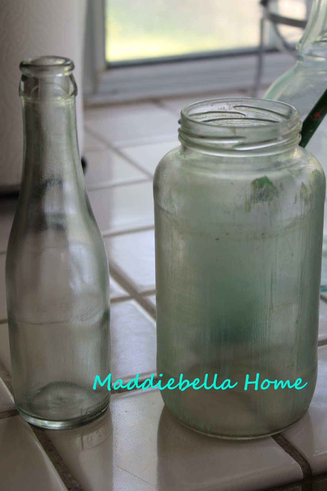 _ Faux SEA GLASS BOTTLES Tutorial